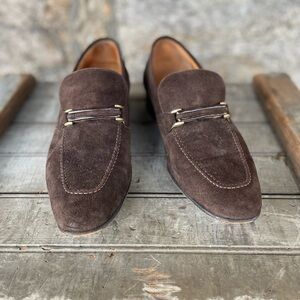 Johnston & Murphy Aristocraft Men's Brown Suede Loafers